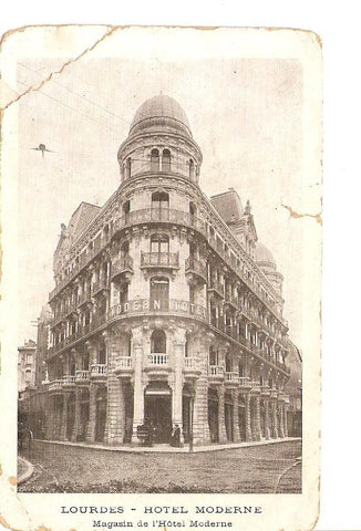 Postal 028362 : Lourdes - Hotel Moderne, Magasin de lHôtel Moderne