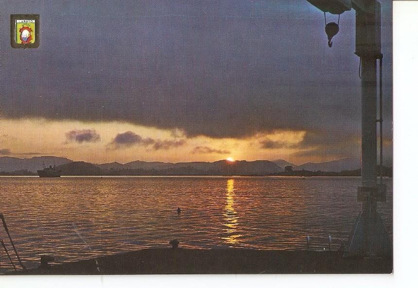 Postal 029496 : Laredo (Santander) puesta del Sol