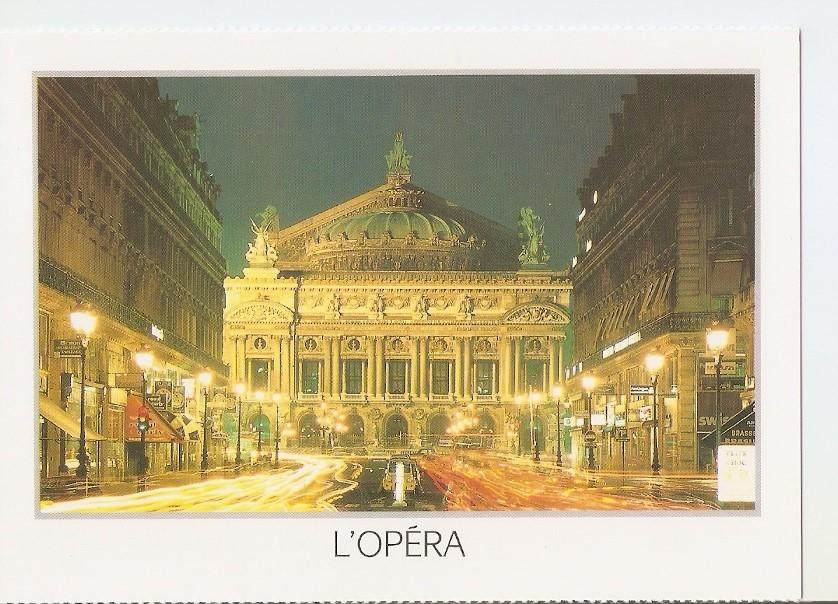 Postal 034095 : Paris. LOpera