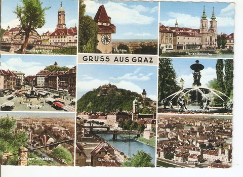 Postal 037124 : Gruss Ausgraz