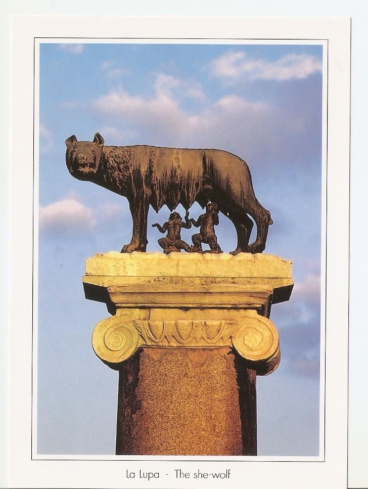 Postal 043916 : La Lupa - The she-wolf