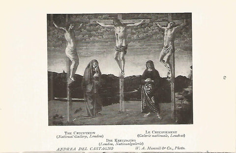 Lamina 404: ANDREA DEL CASTAGNO. La Crucifixion