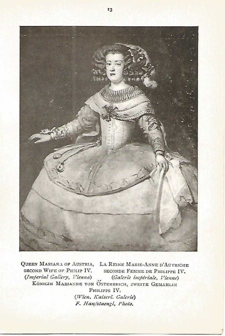 Lamina 006: VELAZQUEZ Reina Mariana de Austria