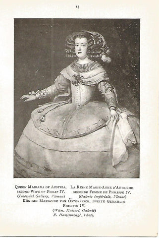 Lamina 006: VELAZQUEZ Reina Mariana de Austria