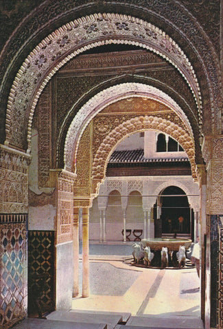 Postal 60874: Patio de los leones. Alhambra (Granada)