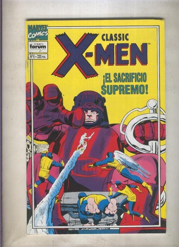 Classic X Men volumen 2 numero 08: Prisioneros del misterioso molde maestro (numerado 1 en trasera)