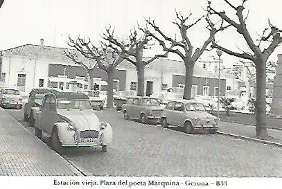 POSTAL 55043: Gerona. Estacion vieja. 1973