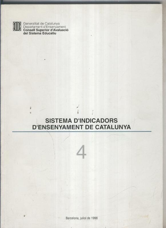 Sistema d indicadors d ensenyament de Catalunya 4