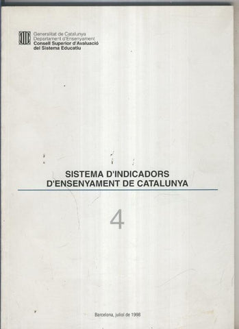 Sistema d indicadors d ensenyament de Catalunya 4