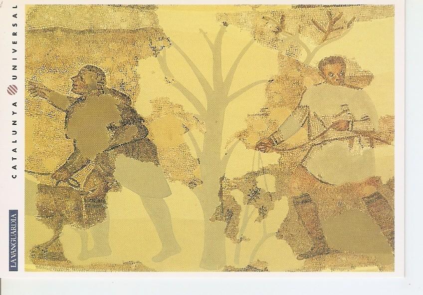 Postal 034983 : Centcelles. Detalle del mosaico romano de Constanti