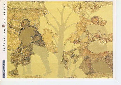 Postal 034983 : Centcelles. Detalle del mosaico romano de Constanti