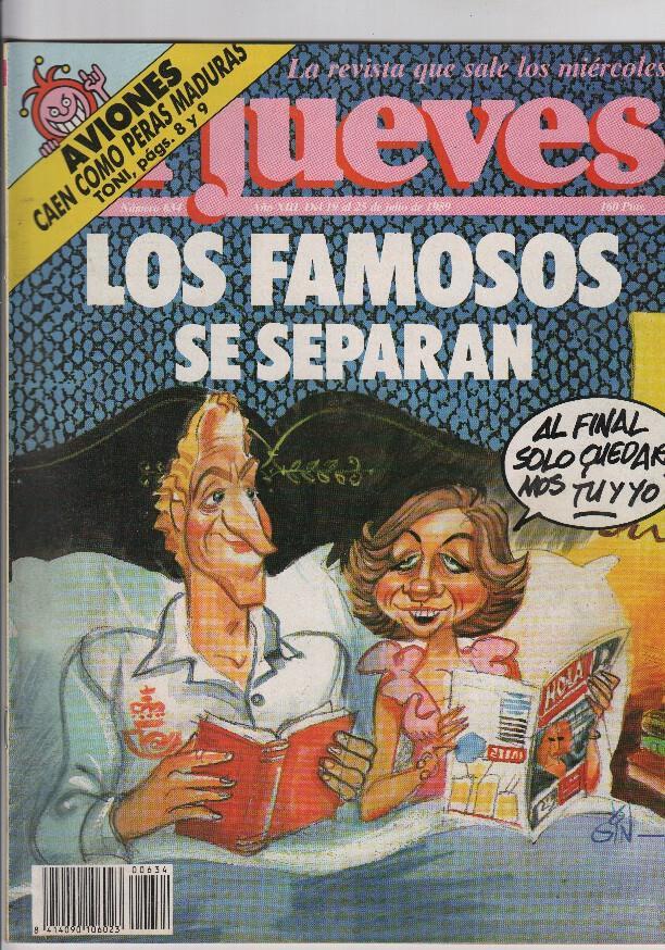 EL JUEVES numero 634 - LOS FAMOSOS SE SEPARAN