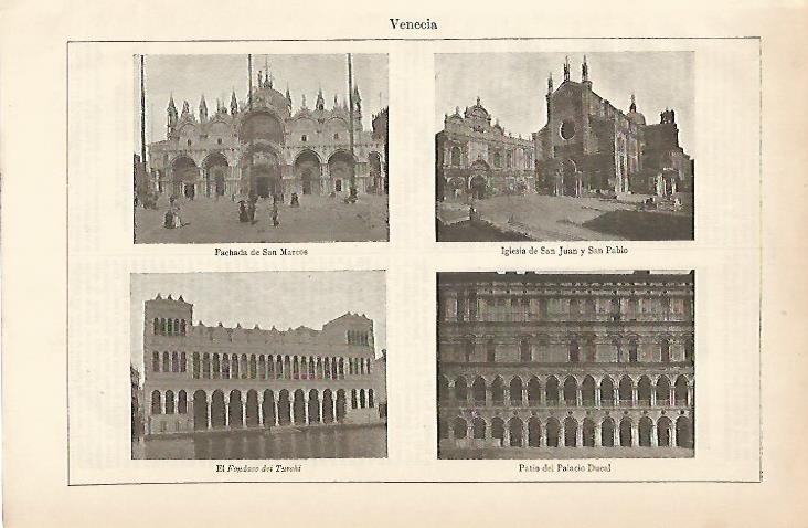LAMINA ESPASA 6003: Imagenes de Venecia