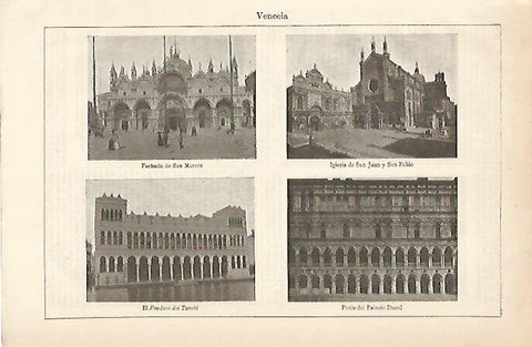 LAMINA ESPASA 6003: Imagenes de Venecia