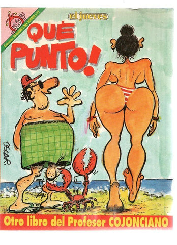 El Jueves: Pendones del Humor numero 071: Profesor Cojonciano: Que punto