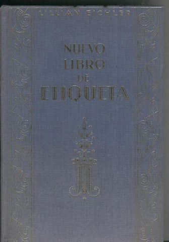 Nuevo libro de etiqueta