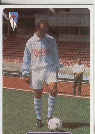Cromos: Las fichas de la liga 95/96-Compostela: Virgilio