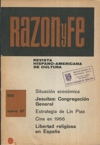 Razon y Fe enero 1967