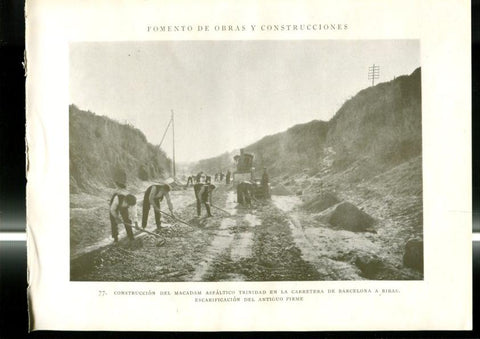 Fomento de Obras y Construcciones lamina 077/078: Barcelona 