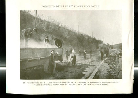 Fomento de Obras y Construcciones lamina 077/078: Barcelona 
