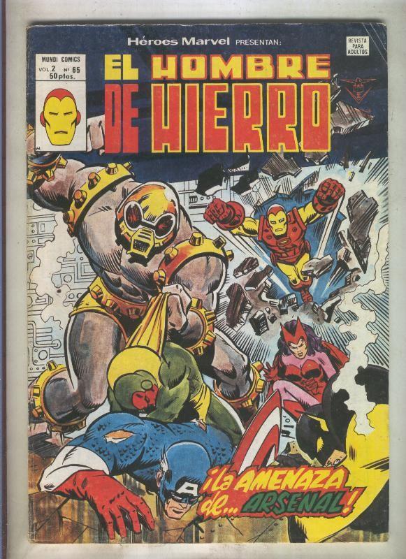 Heroes Marvel volumen 2 numero 65: El Hombre de Hierro (numerado 4 en trasera)