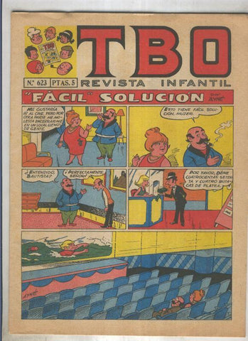 TBO numero 623 Facil soluciojn (Ayne), (numerado 1 en trasera)