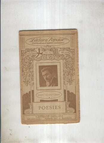 Poesies de Joseph Calzada y Carbo