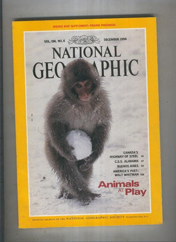 National geographic 1994 december : Animals at play 