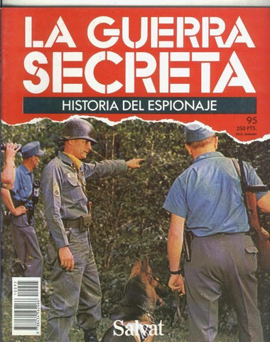 La Guerra Secreta: Historia del Espionaje numero 095, trasera en blanco sin nada adicional