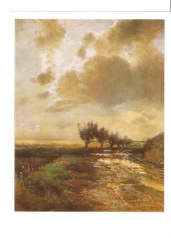 Postal 026462 : Camino vecinal (1873). Alexei Savrasov. Oleo sobre lienzo. Galeria Tretiakov. Moscu