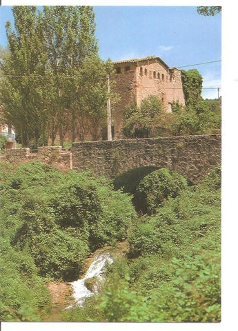 Postal 031799 : Pontons (Barcelona). Antic moli paperer i fariner i Riera de Pontos