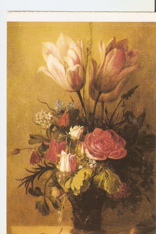 Postal 041315 : Hans Bollongier Still Life with Flowers 1639. Private Collection