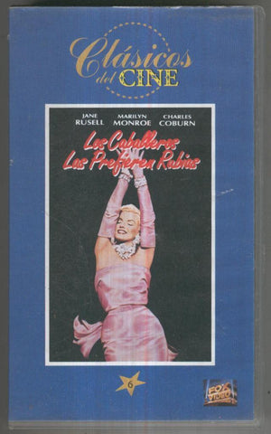 VHS Cine: LOS CABALLEROS LAS PREFIEREN RUBIAS - Clasicos del Cine No.06