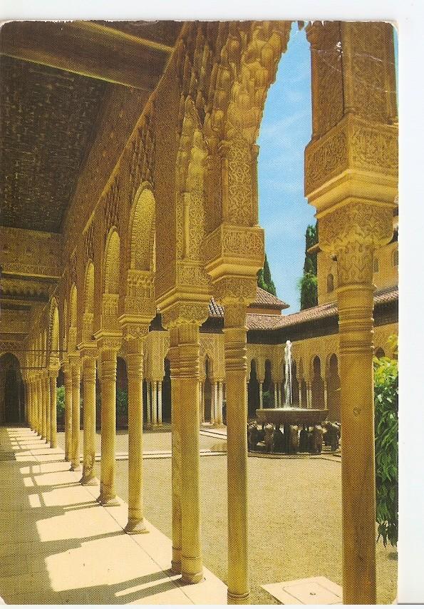Postal 045724 : Patio de los Leones. Alhambra (Granada)