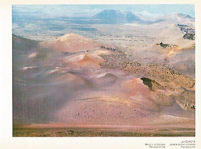 LAMINA 1708: LANZAROTE. Paisaje lunar