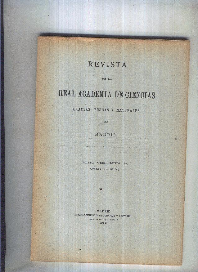 REVISTA DE LA ACADEMIA DE CIENCIAS