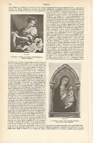 LAMINA ESPASA 4086: La Virgen y el Niño. De Cirani