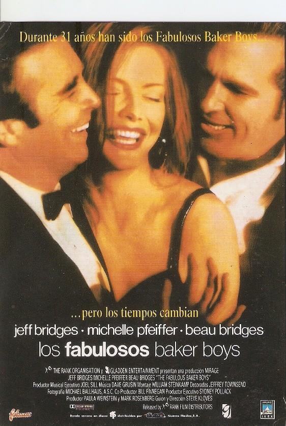 Postal 049493 : Cartel pelicula Los fabulosos Baker Boys
