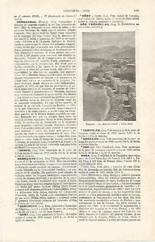 LAMINA ESPASA 14143: La Marina Grande de Sorrento Italia