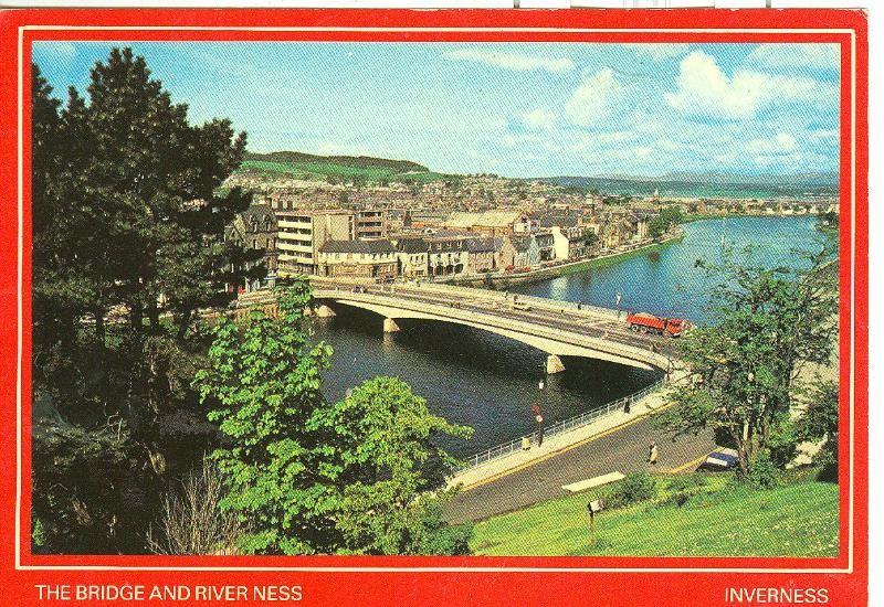 Postal 6452 : The Bridge and River Ness, Inverness