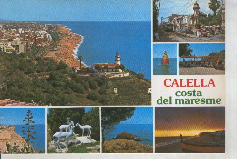 Postal 011280: Vistas varias de Calella