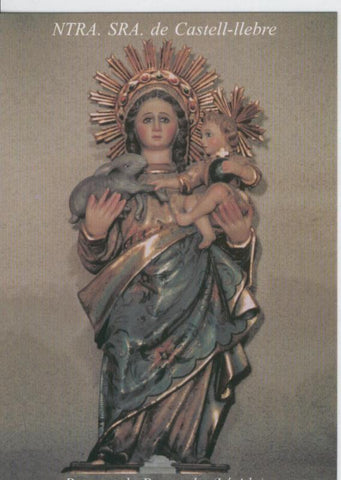 Postal 013189: Virgen Nuestra Señora de Castell-llebre