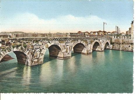 Postal 035723 : Riviera di Rimini. La piu bella dItalia. Ponte Tiberio