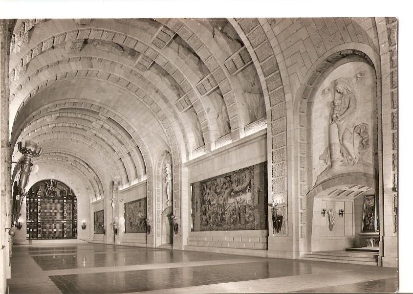 Postal 036507 : Cuelgamuros (Madrid). Monumento Nacional del Valle de los Caidos. Cripta-Basilica. Nave central