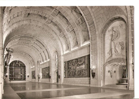 Postal 036507 : Cuelgamuros (Madrid). Monumento Nacional del Valle de los Caidos. Cripta-Basilica. Nave central