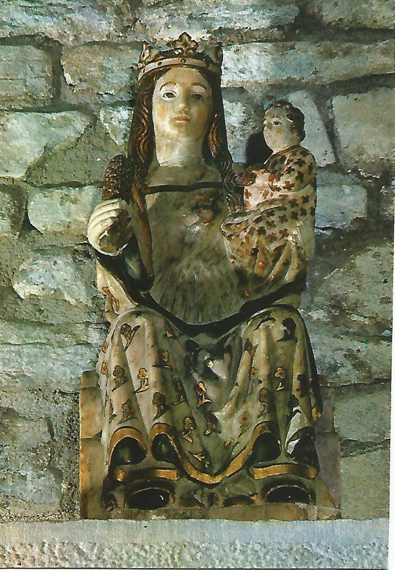 Postal 50855: TAVERTET - Virgen del Corazon. S. XIV