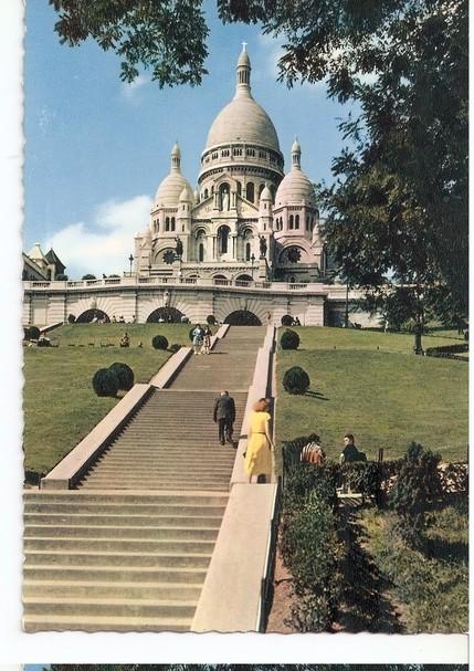 Postal 046893 : Paris - La Basilique du Sacre-Coeur