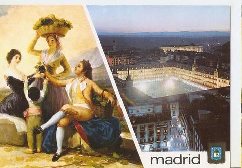 Postal 047278 : Madrid. Goya. La Vendimia - Plaza Mayor