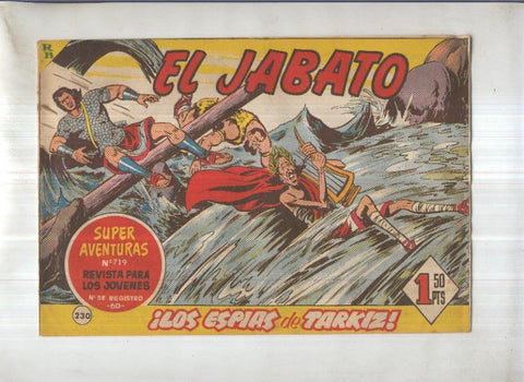 Bruguera: El Jabato numero 230: Los espias de Tarkiz