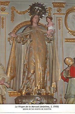 POSTAL 54584: Virgen de la Merced siglo XVIII. Segovia